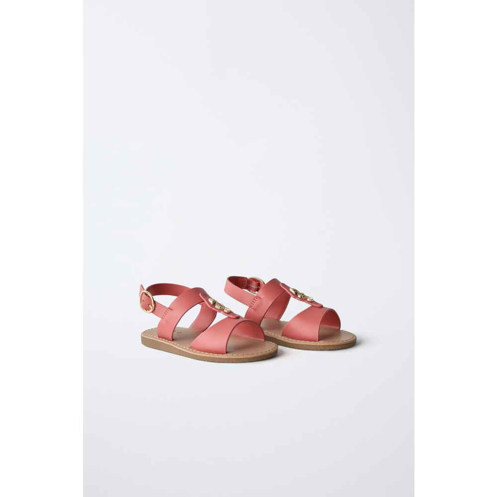 Zara Baby Detail Sandals Size 8US 24 EU - Picture 2 of 6